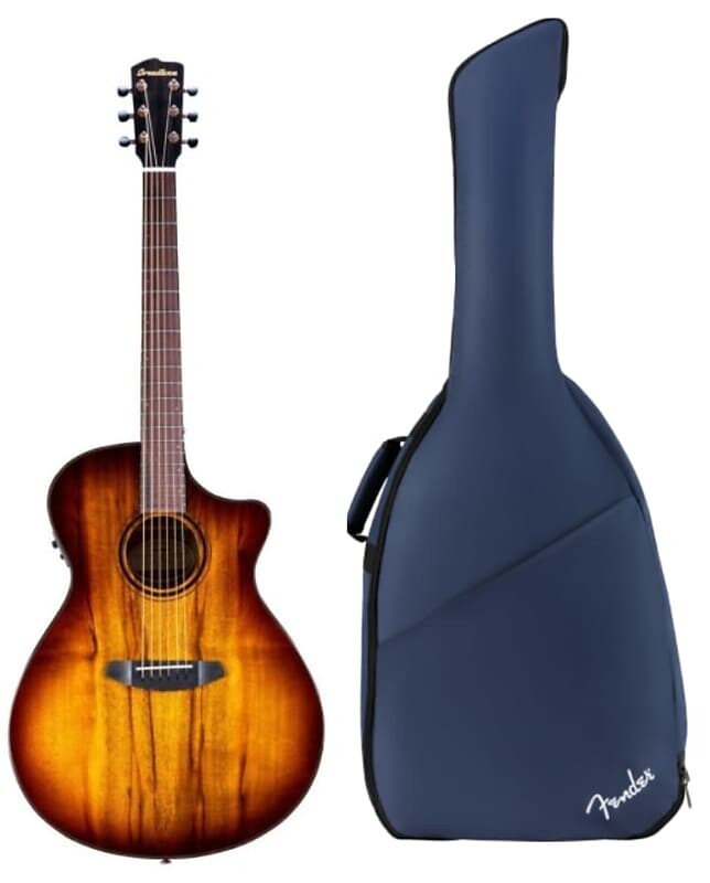 

Акустическая гитара Breedlove Pursuit Exotic S Concerto Tiger Eye CE Acoustic Electric Guitar w/Bag