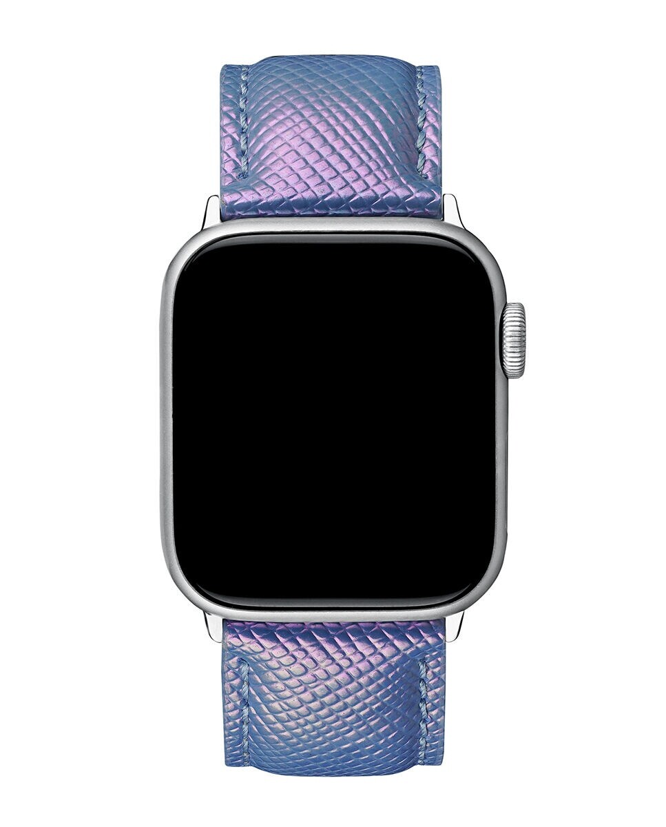

Ремешок Apple Watch из переливающейся синей кожи Aristocrazy, синий