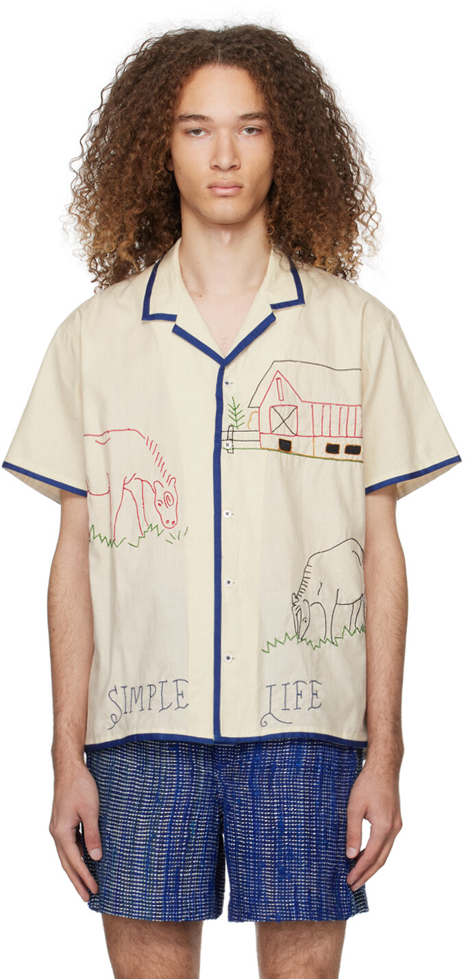 

Кремового цвета рубашка Simple Life Harago