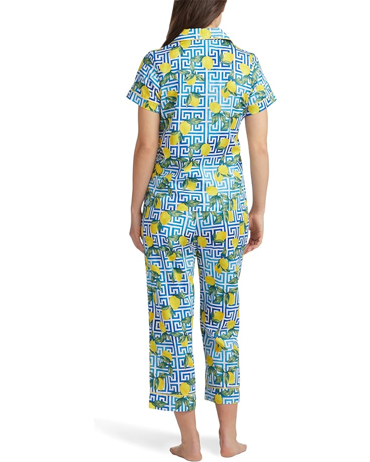 Пижамный комплект Bedhead PJs Short Sleeve Cropped Pajama Set, цвет Make Lemonade