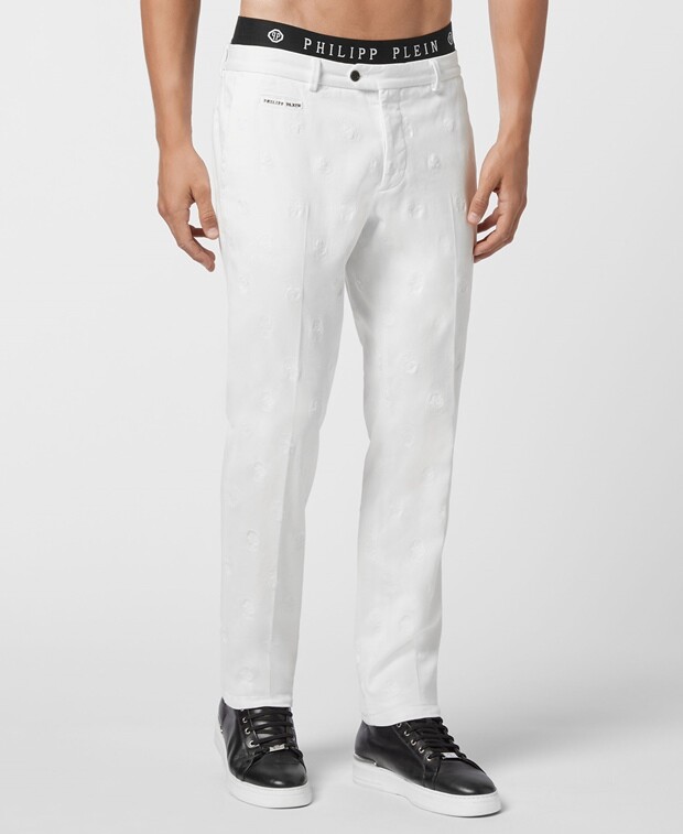 

Деловые брюки Philipp Plein, белый