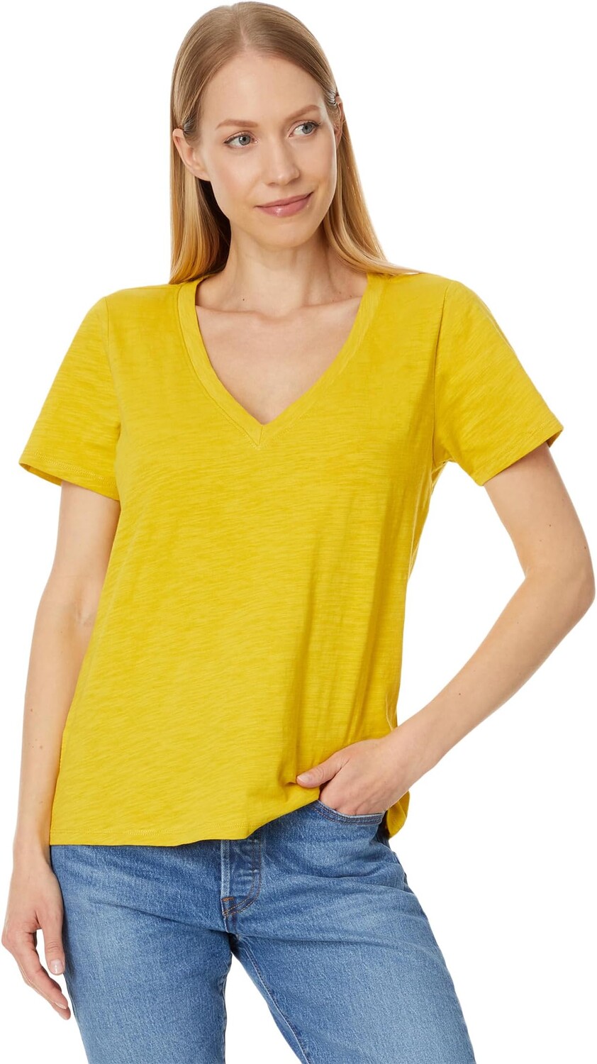 

Футболка Pendleton Short Sleeve V-Neck Tee, цвет Golden Jasmine