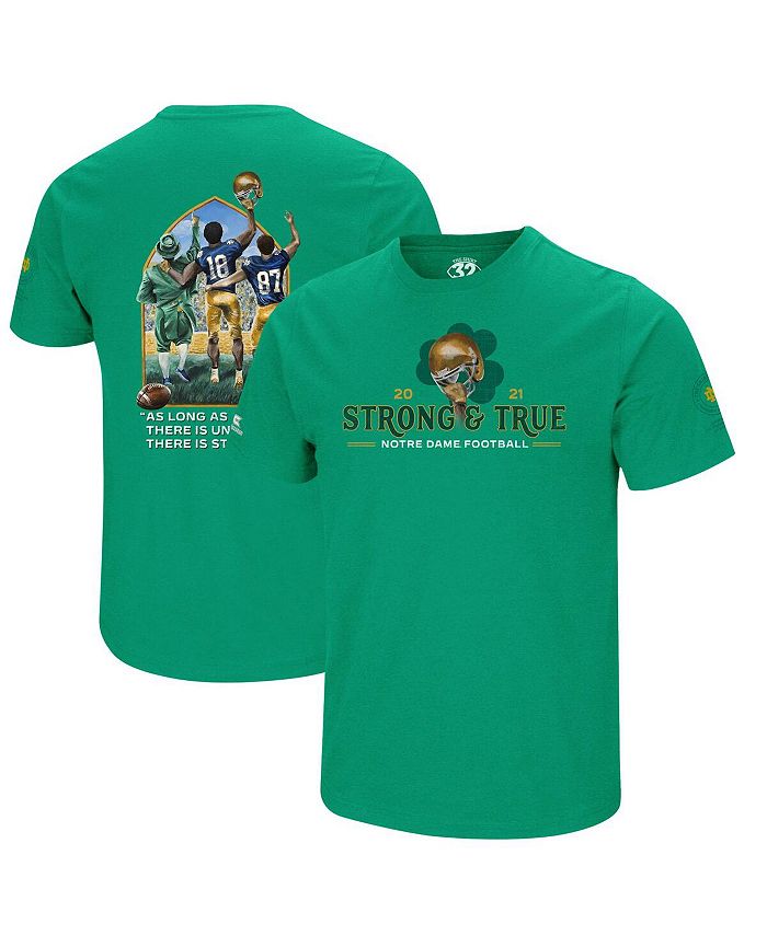 

Мужская футболка Kelly Green Notre Dame Fighting Irish 2021 The Shirt Colosseum, зеленый