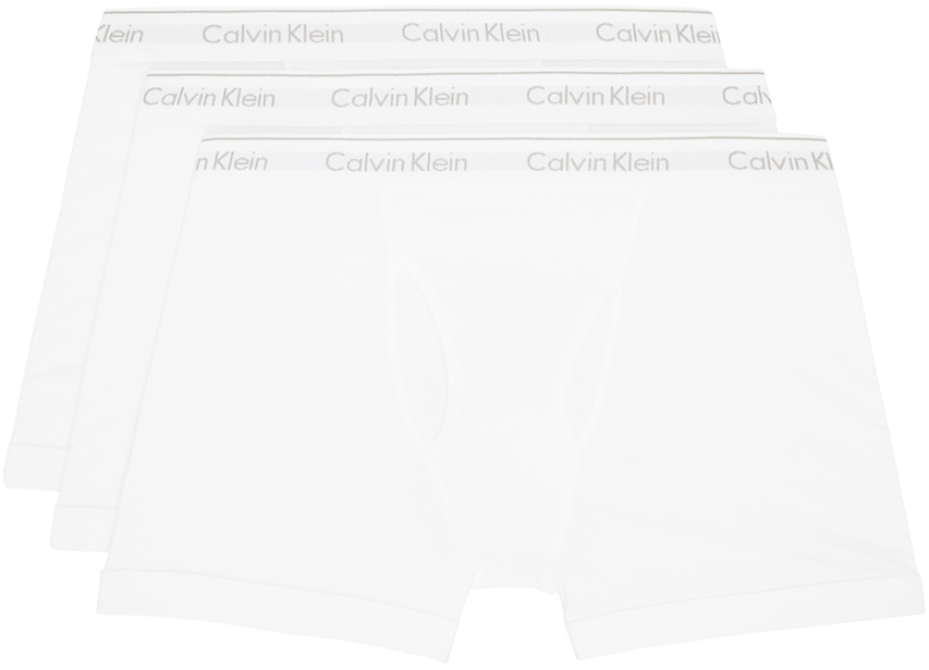 

Комплект из трех белых боксеров Calvin Klein Underwear