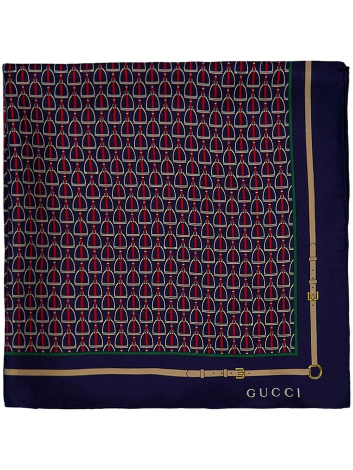 

Палантин Gucci саржевого переплетения, синий