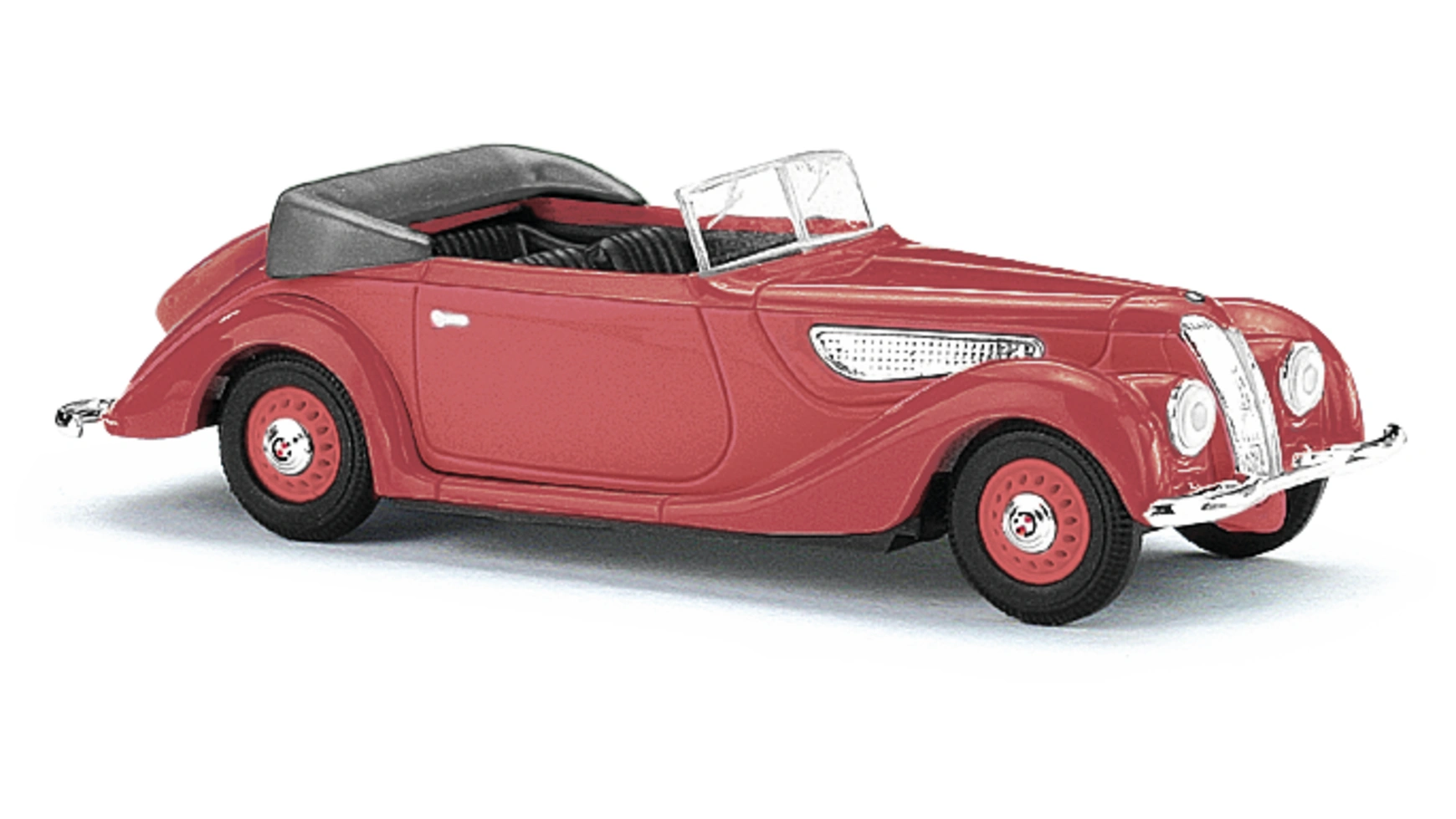 Busch Modellspielwaren 1:87 EMW 327 Кабриолет, красный модель автомобиля busch modellspielwaren opel olympia 1 87