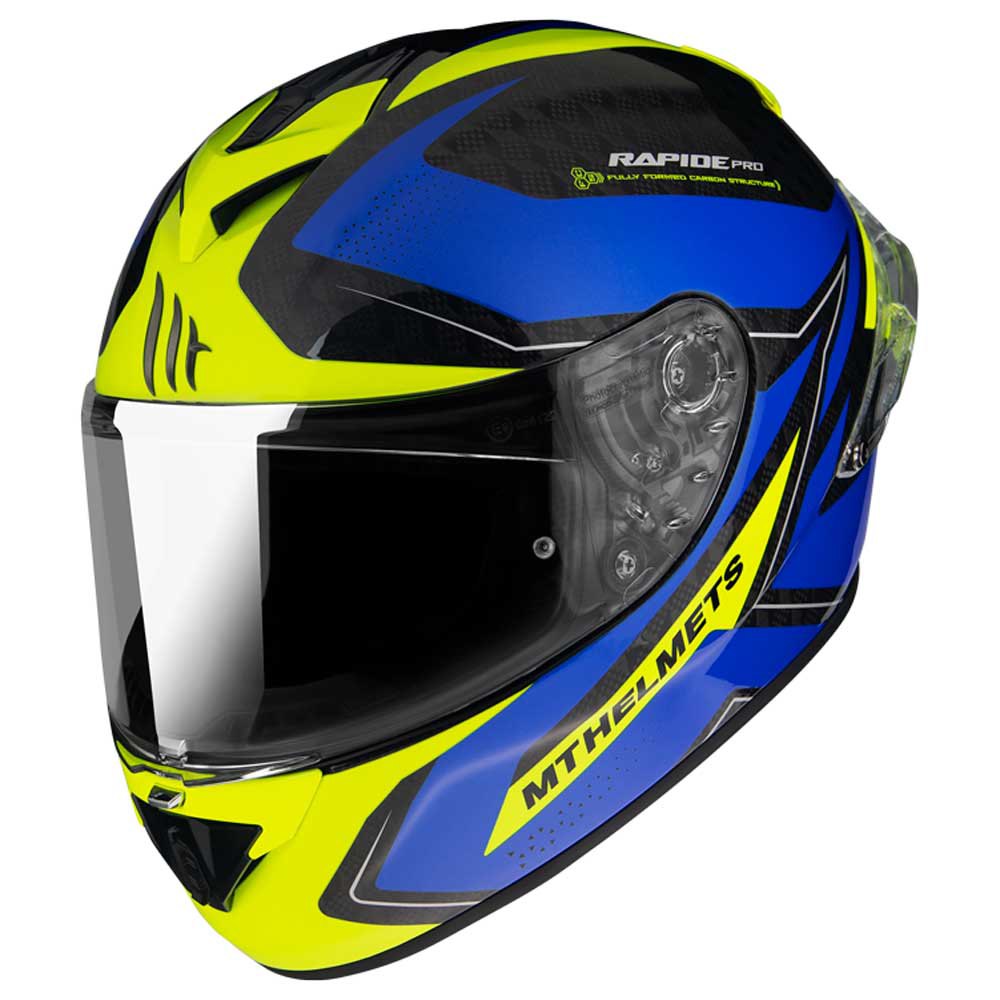 Шлем полнолицевой MT Helmets FF104PRO Rapide Pro Master A7, синий
