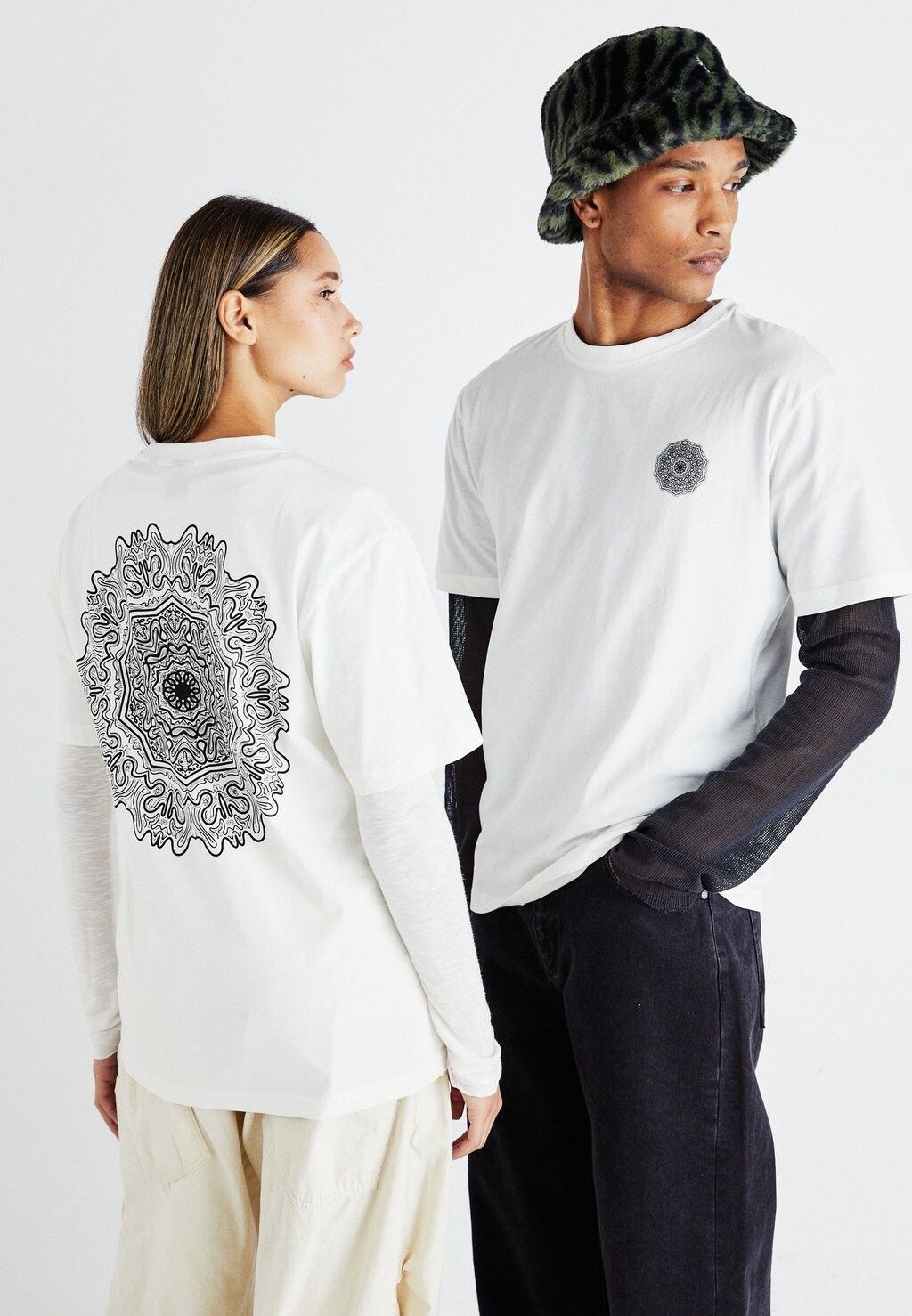 

Футболка с принтом Onsprint Tee Unisex Only & Sons, цвет cloud dancer