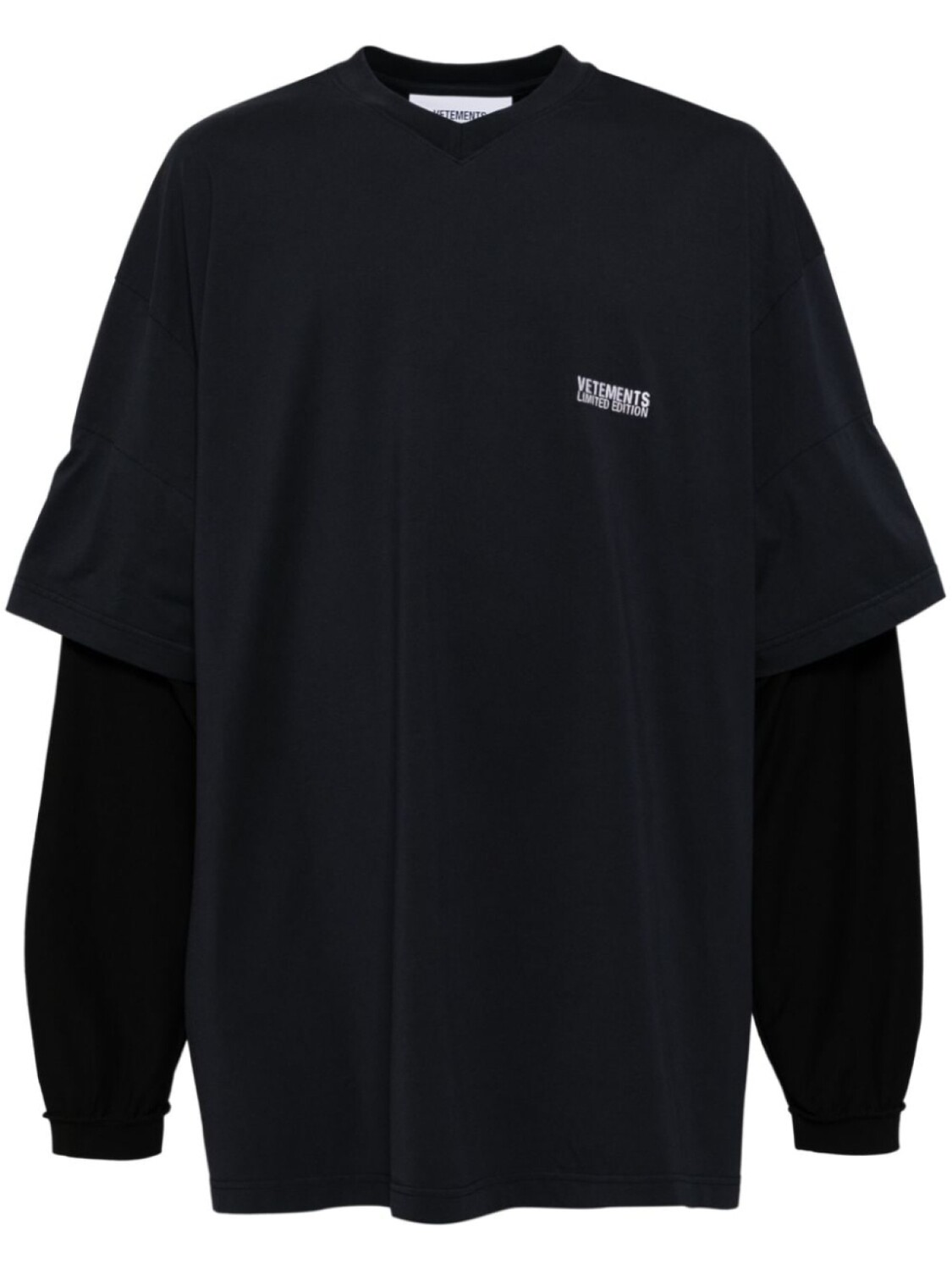 

VETEMENTS толстовка с вышитым логотипом, синий