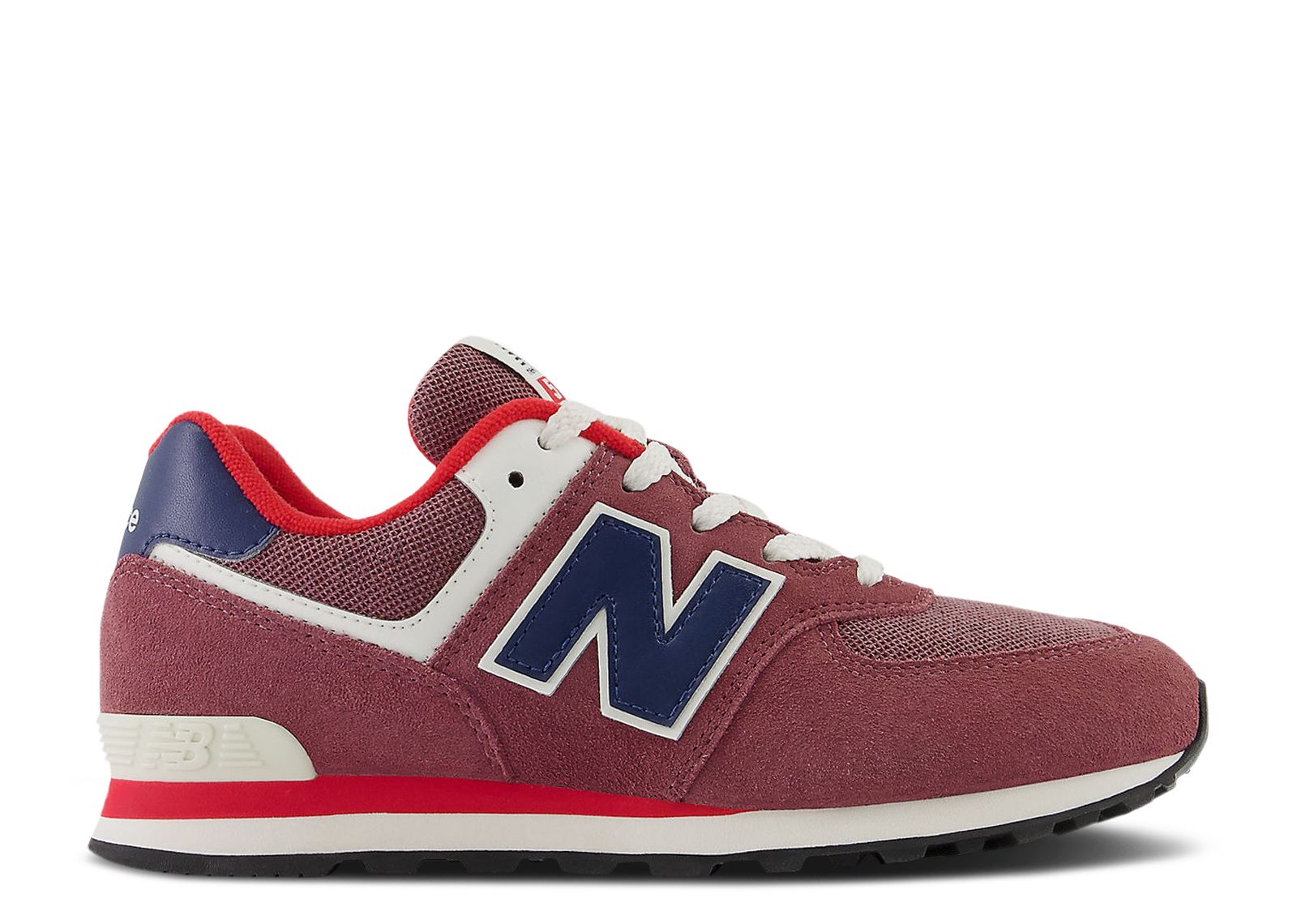 

Кроссовки New Balance 574 Big Kid 'Washed Burgundy Navy', красный