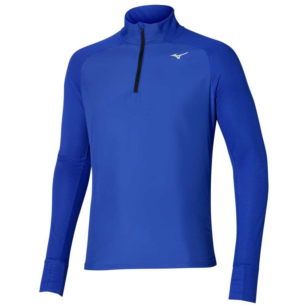 

Футболка с длинным рукавом Mizuno Hybrid, синий