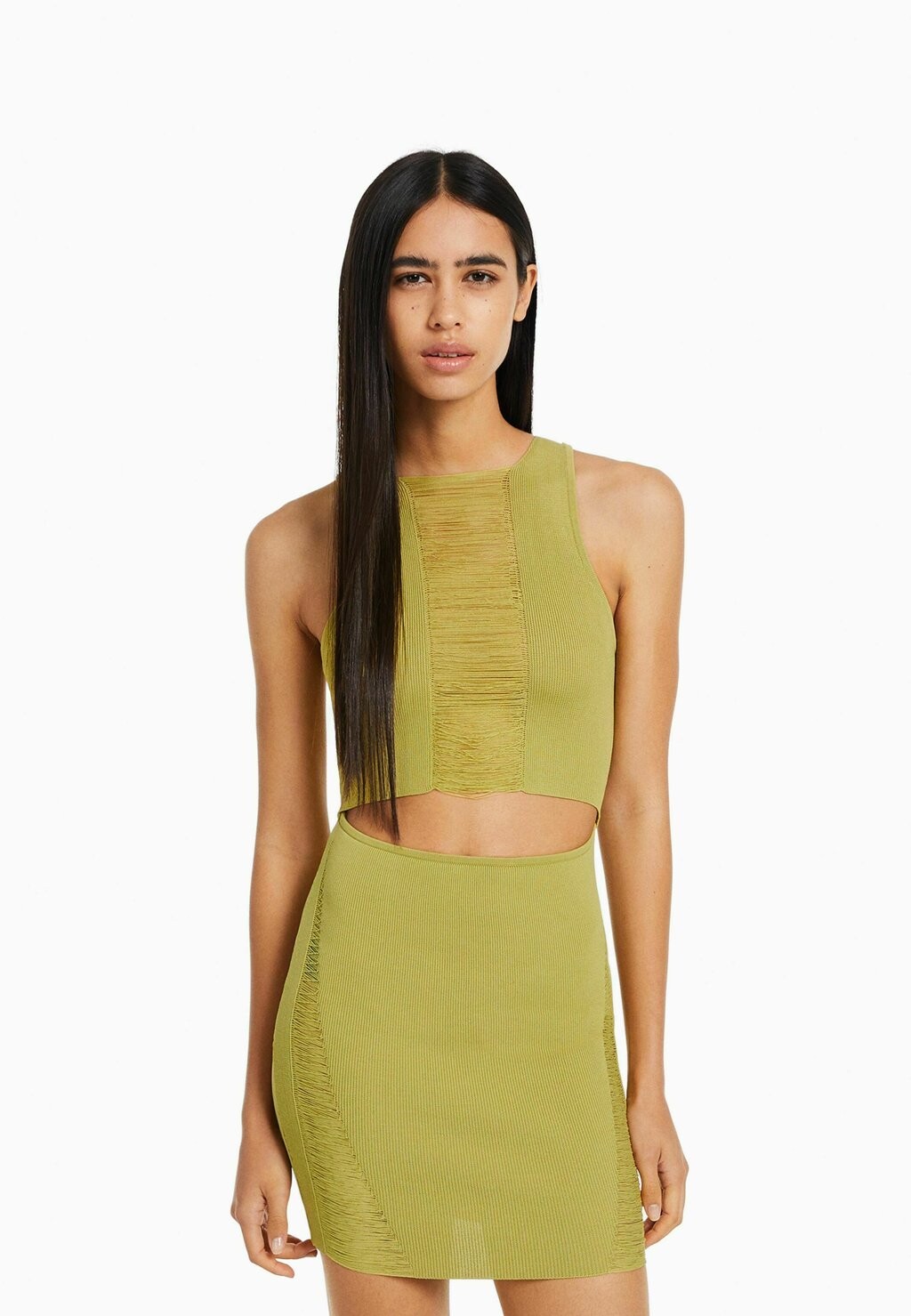 

Платье-футляр Bershka, зеленый