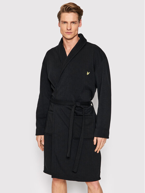 

Банный халат Lyle & Scott, черный