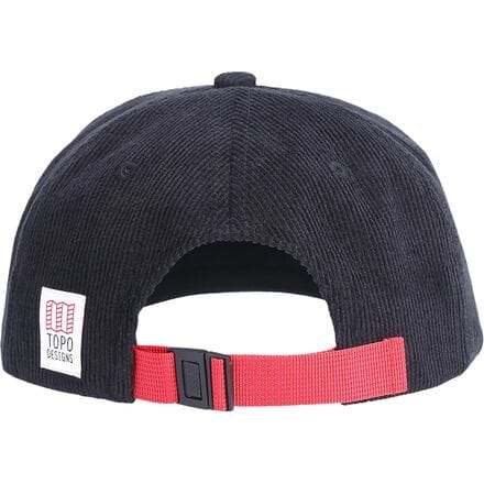 цена Вельветовая шляпа дальнобойщика Topo Designs, цвет Black/Sunrise