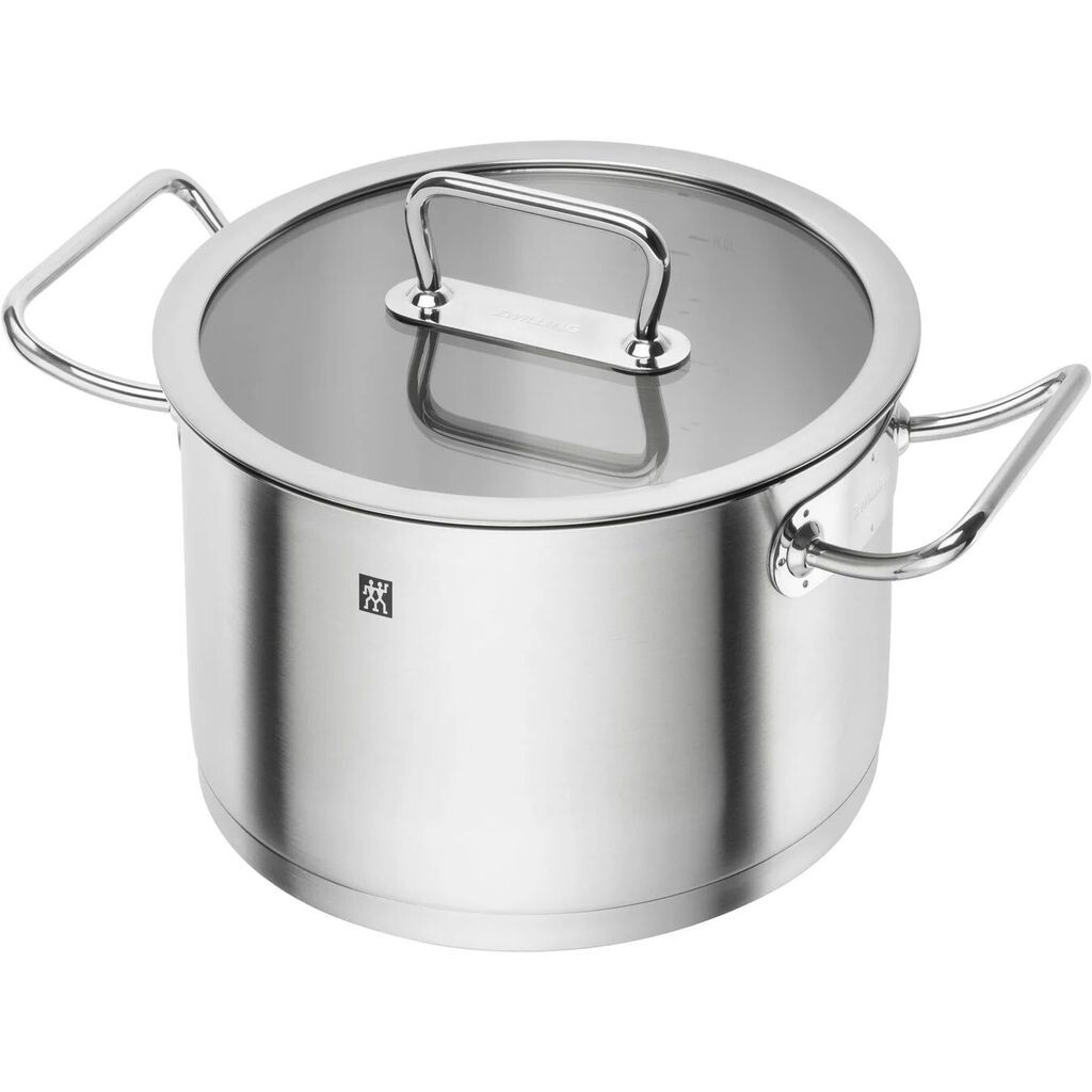 

Кастрюля Zwilling 65123-240-0 с крышкой, нержавеющая сталь, диаметр 24 см, подходит для индукционных плит