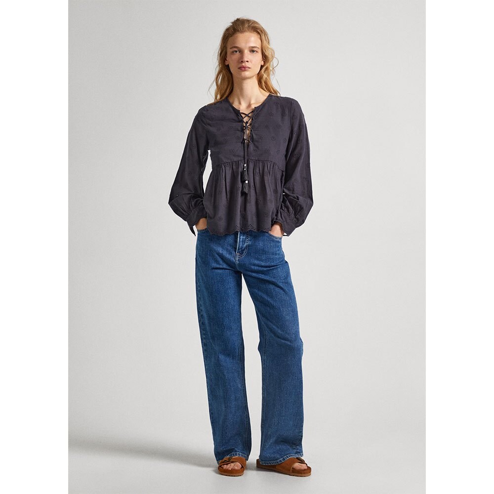 

Блуза Pepe Jeans Danae Long, серый