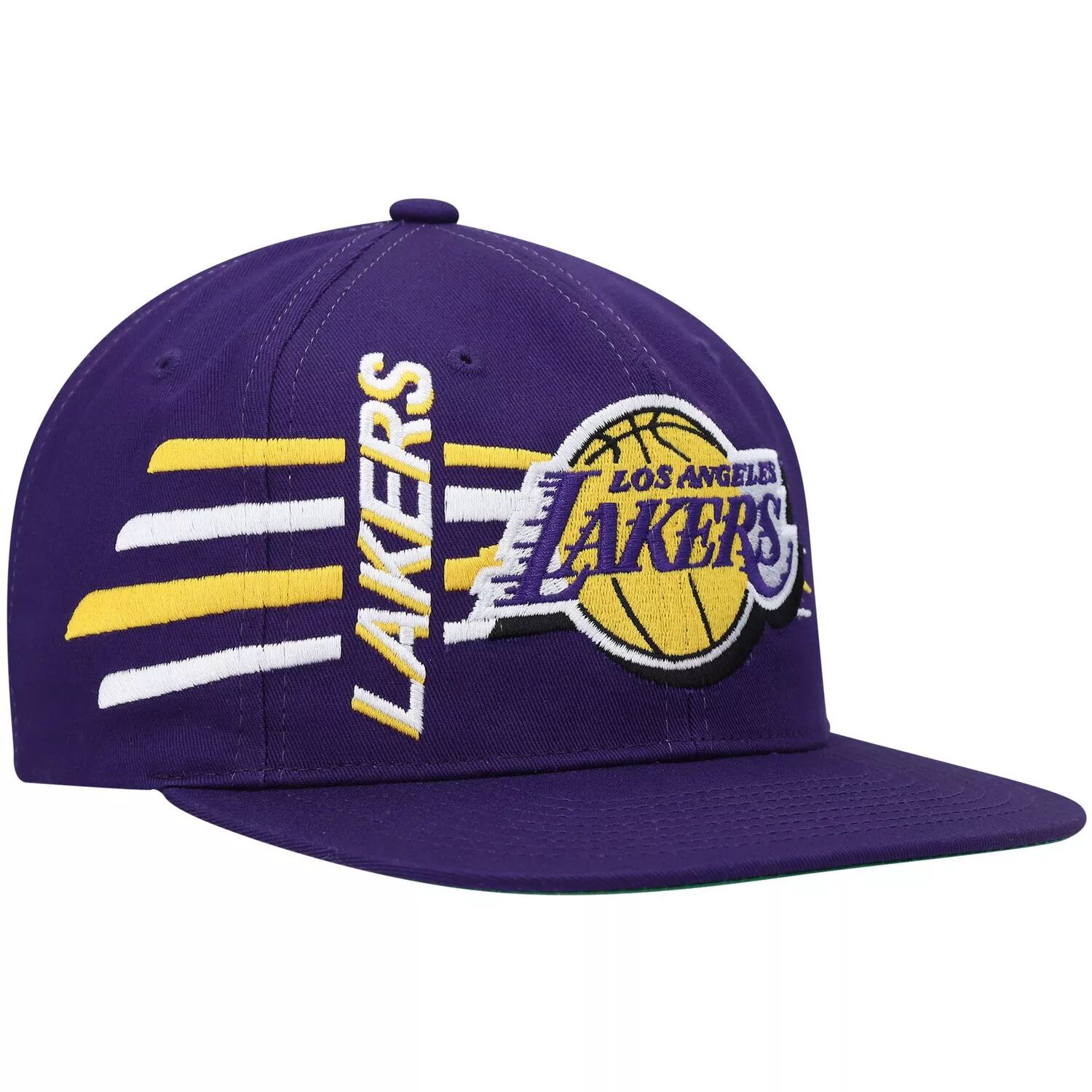 Мужская фиолетовая кепка Mitchell & Ness Los Angeles Lakers Retro Bolt Deadstock Snapback