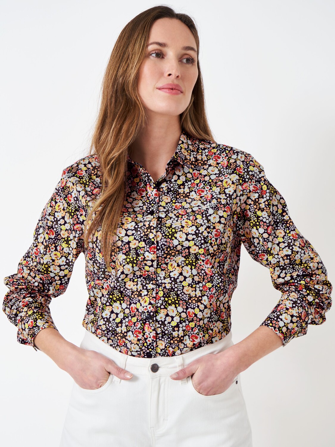 

Crew Clothing Рубашка с цветочным принтом Lulworth, разноцветный