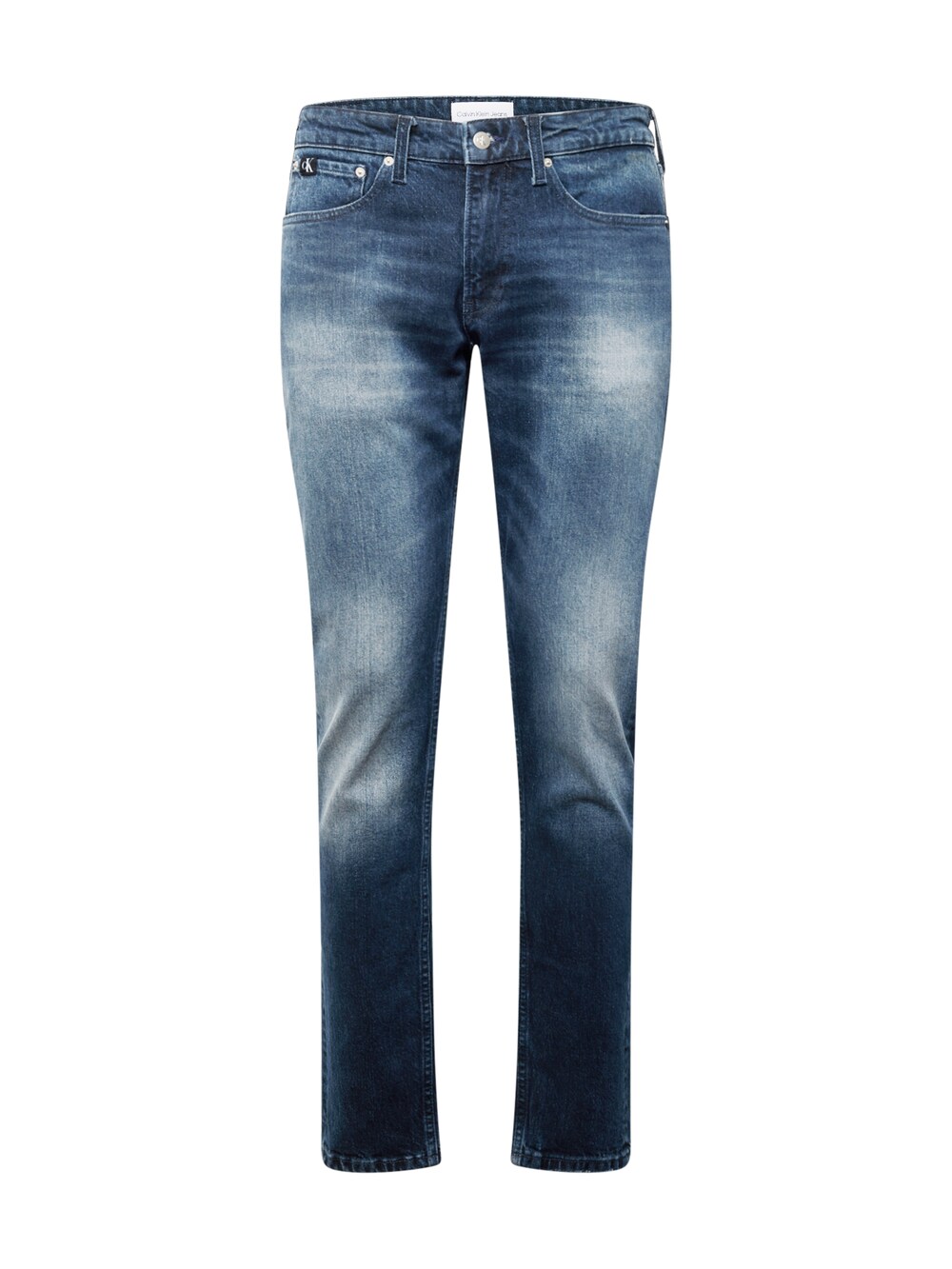 Зауженные джинсы Calvin Klein, синий джинсы зауженные calvin klein размер 34 синий
