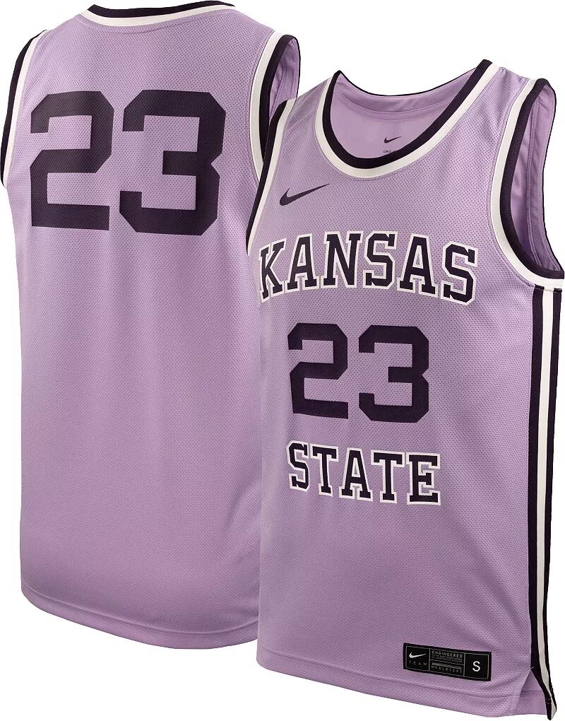 

Мужская баскетбольная майка Nike Kansas State Wildcats #23 фиолетовая реплика