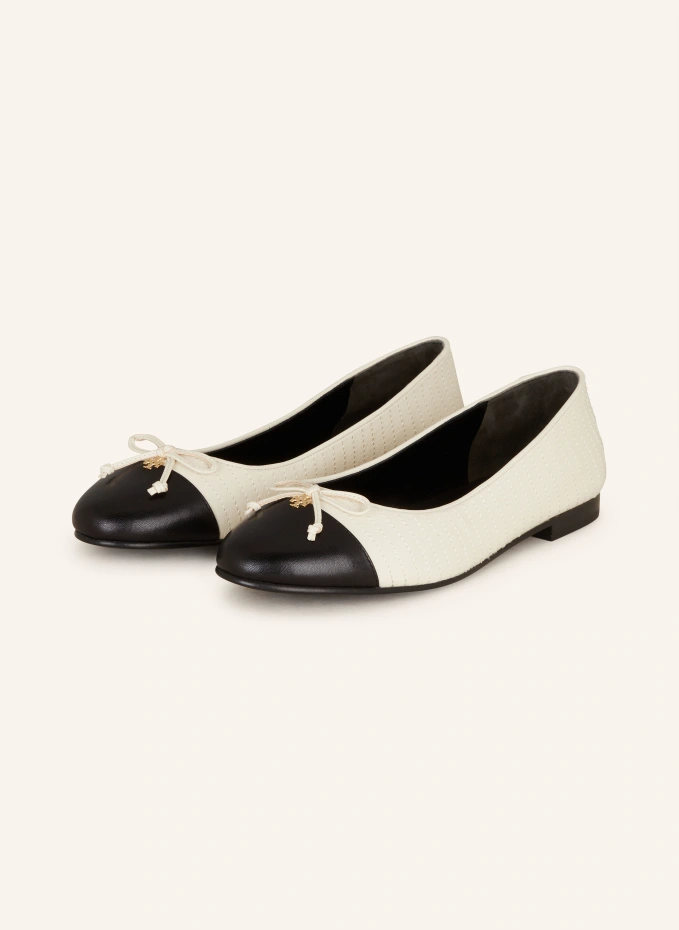 

Балетки cap-toe Tory Burch, черный