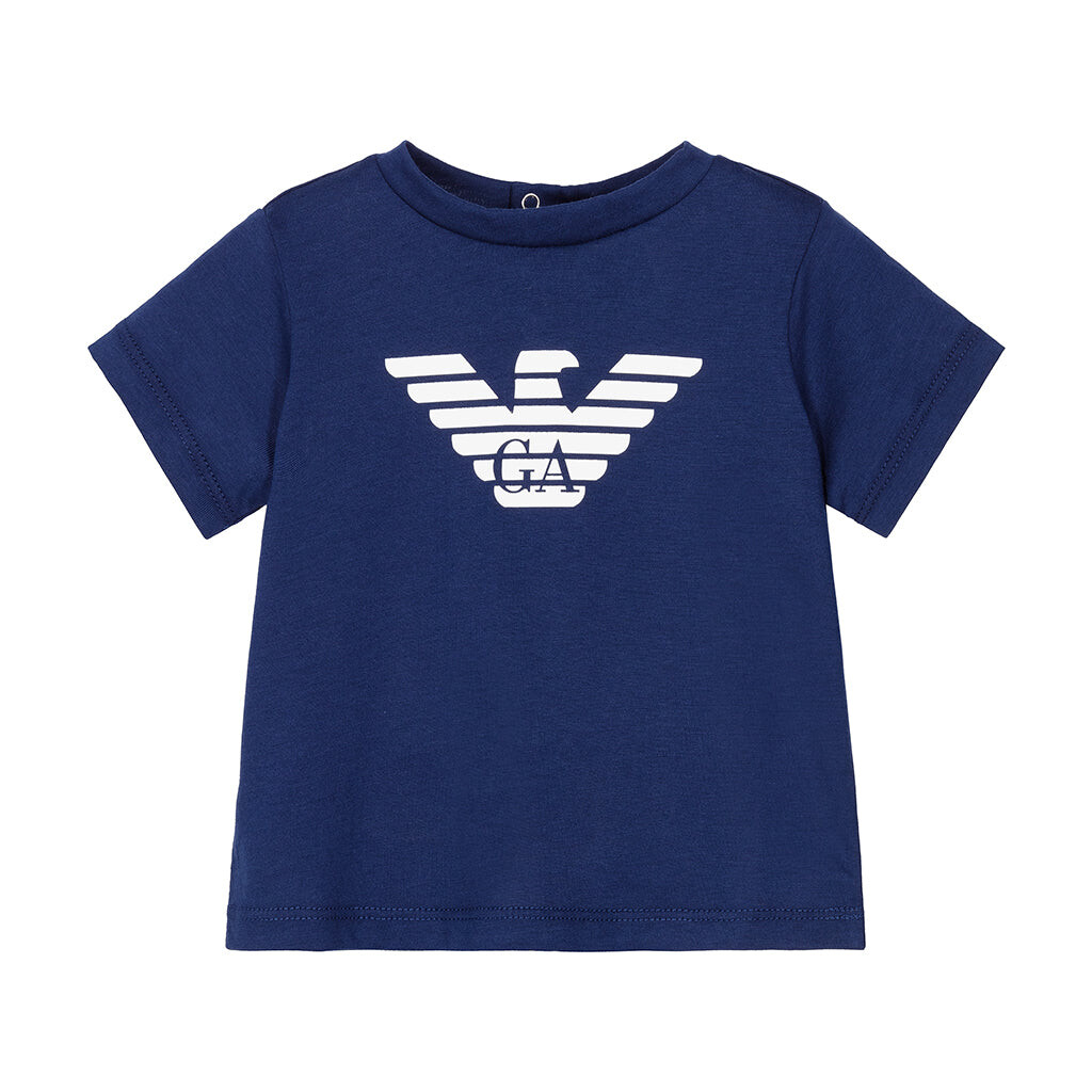 

Футболка с логотипом Blue Eagle Armani, синий