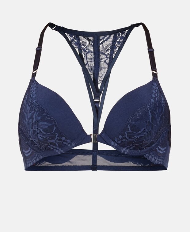 

Бюстгальтер пуш-ап, чашки AE Hunkemöller, темно-синий