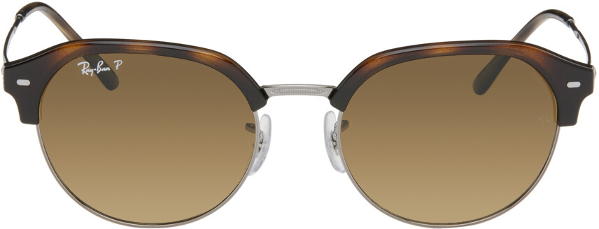 

Коричнево-серебряные солнцезащитные очки RB4429 Ray-Ban