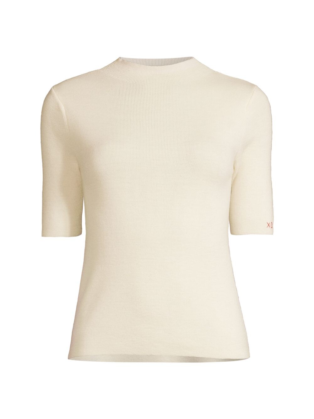 

Свитер Marie Mock-Turtleneck из шерсти мериноса Frances Valentine, Белый