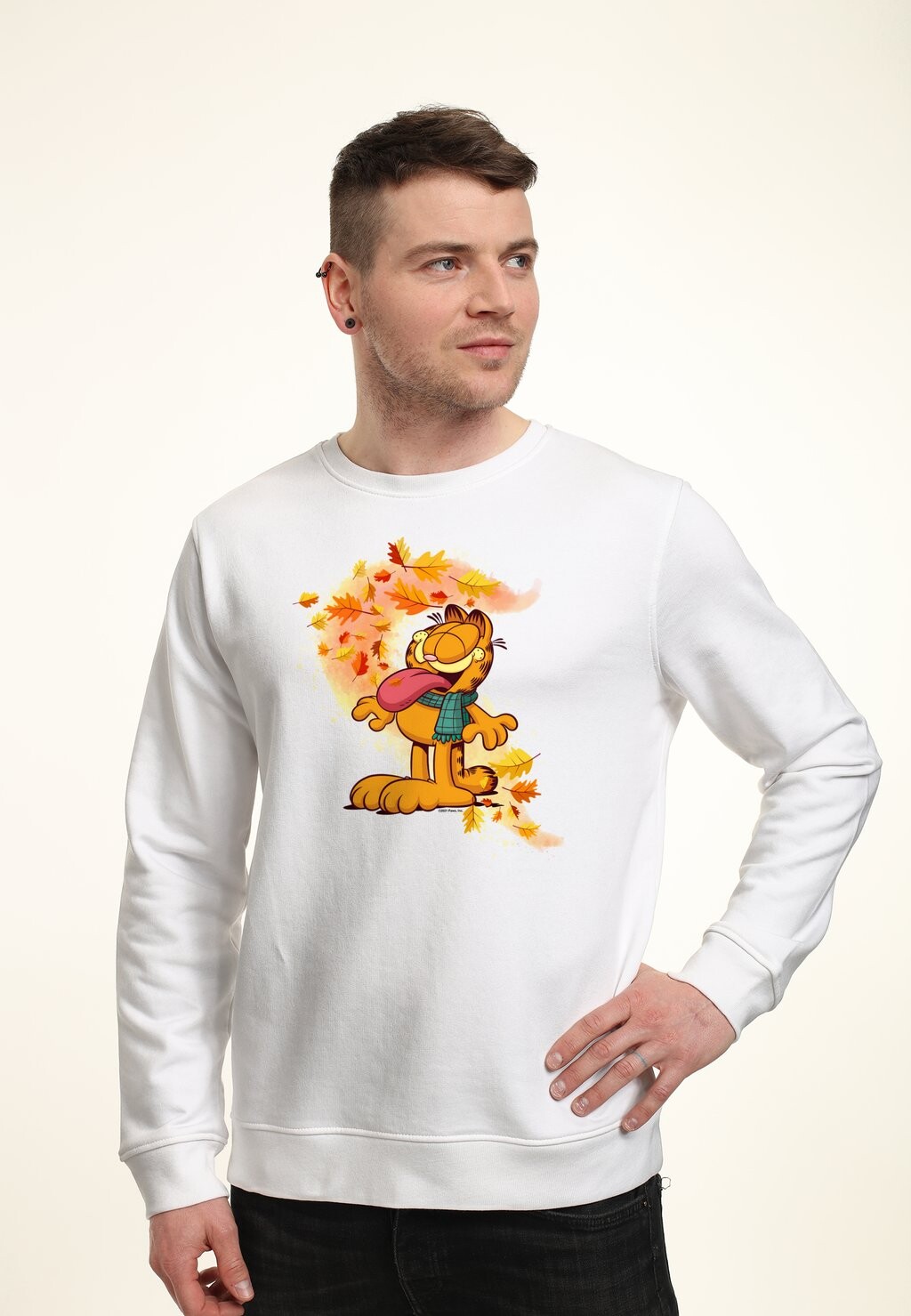 

Толстовка GARFIELD AUTUM LEAVES Henry Tiger, белый