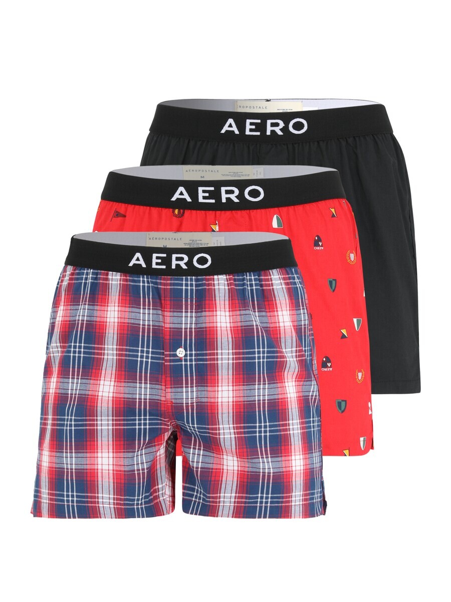 

Боксеры AÉROPOSTALE, темно-синий/ярко-красный/черный