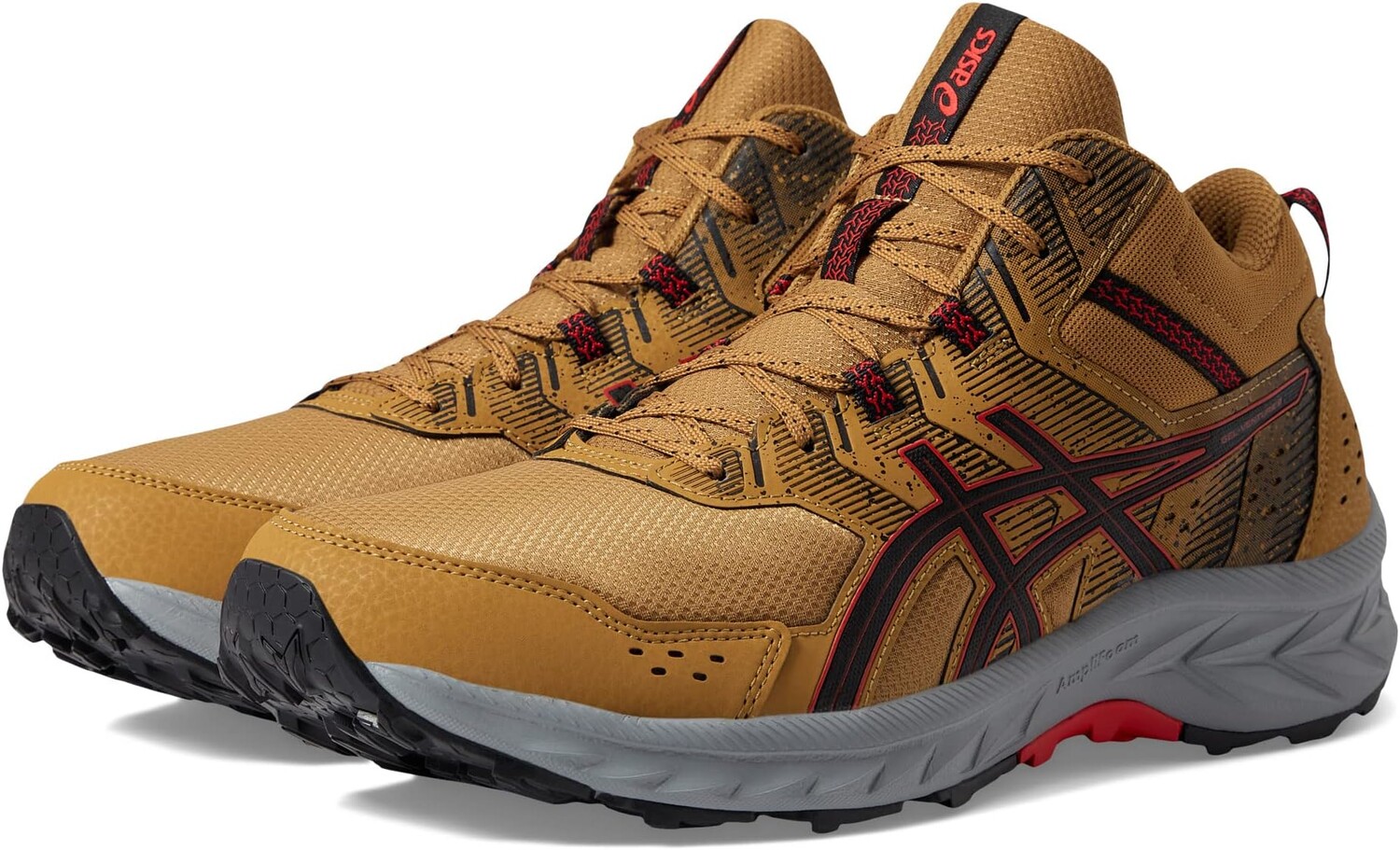 

Кроссовки GEL-Venture 9 MT ASICS, цвет Tan Presidio/Electric Red