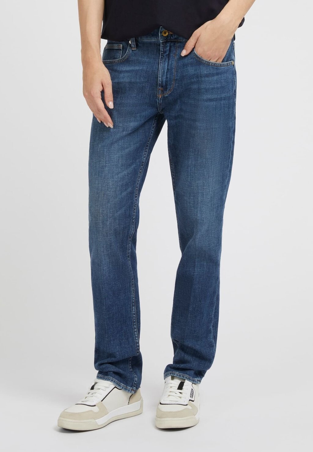 

Прямые джинсы Guess, синий