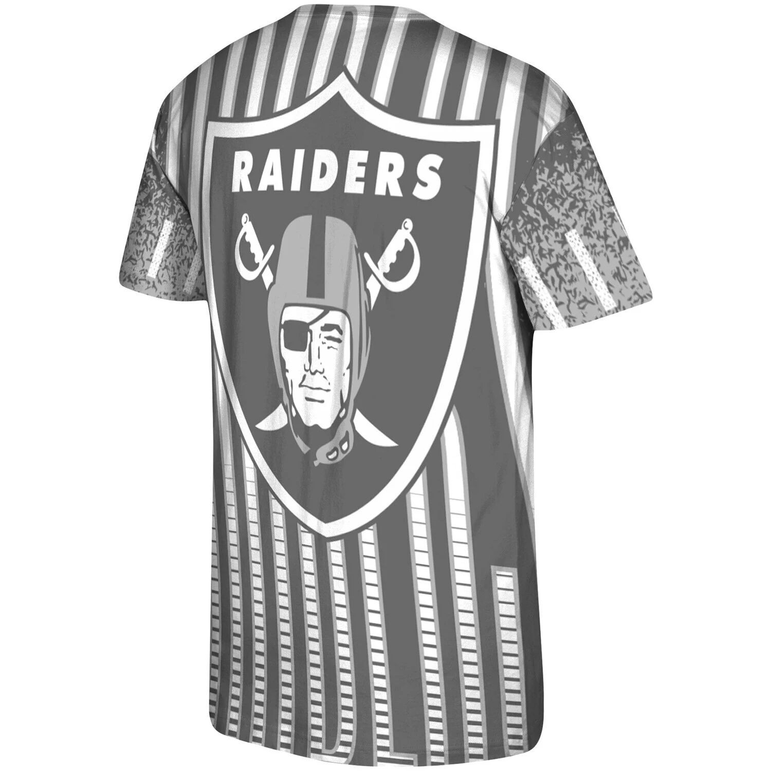 

Мужская черная футболка Mitchell & Ness Las Vegas Raiders Jumbotron, Черный