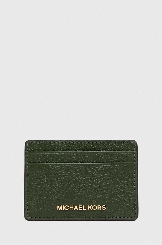

Кожаный визитница MICHAEL Michael Kors, зеленый