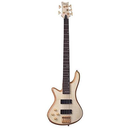 Басс гитара Schecter Stiletto Custom-5 Left-Handed Bass Gloss Natural Satin 2542