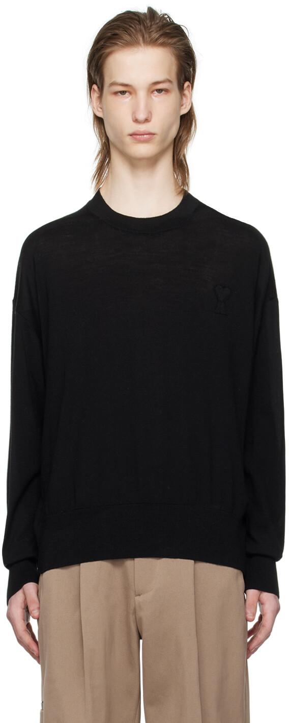 

Черный свитер Ami de Cœur Ami Paris, цвет Black