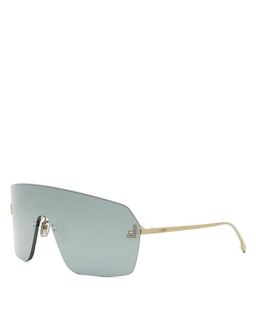 

Солнцезащитные очки Fendi First Shield, 142 мм Fendi, цвет Blue