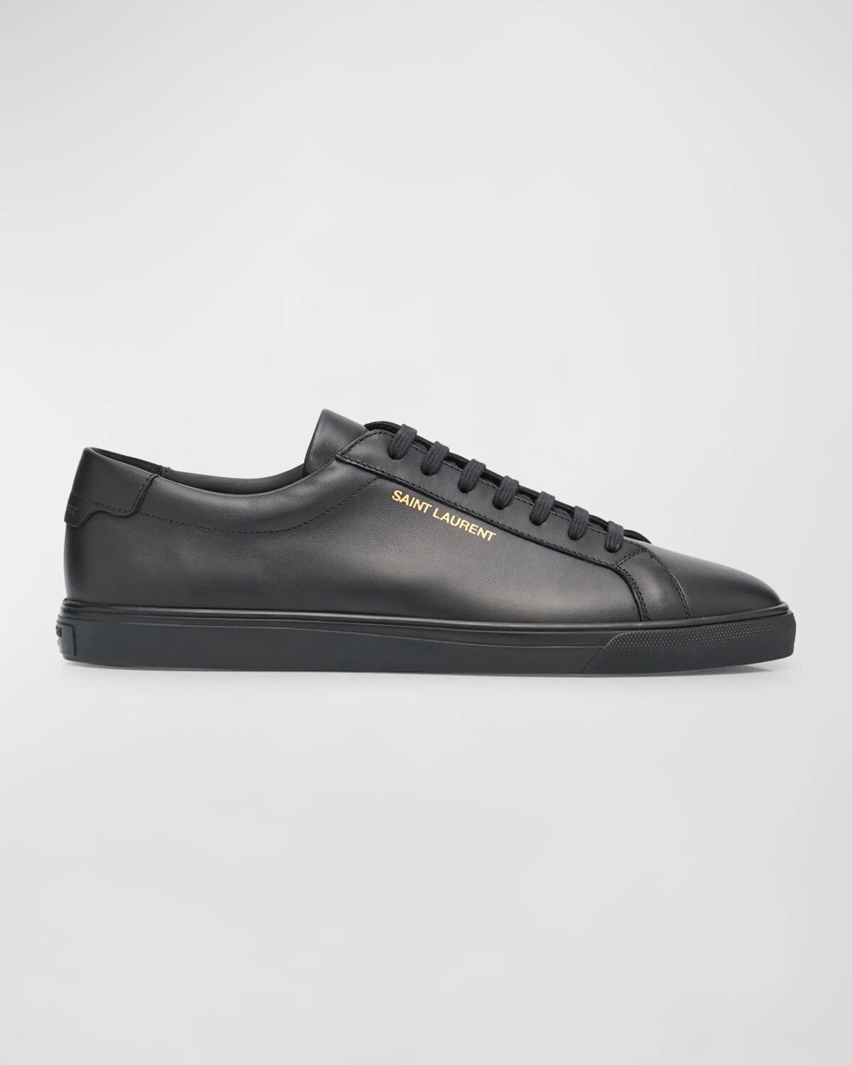 

Мужские кожаные низкие кеды Andy Saint Laurent, цвет Nero