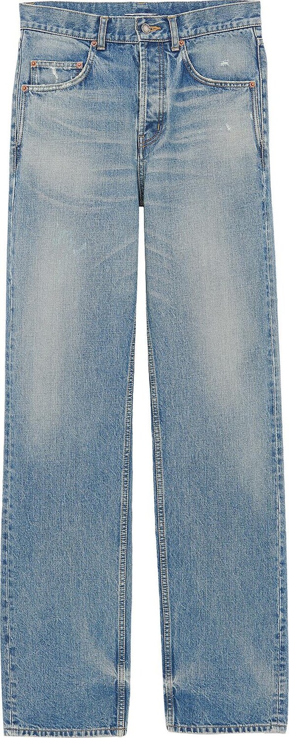 

Джинсы Saint Laurent Long Baggy 'Charlotte Blue', синий