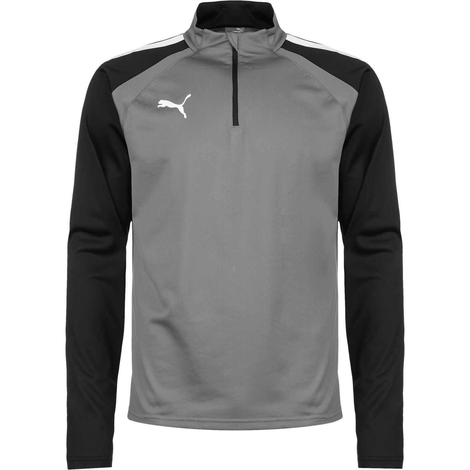 

Толстовка Puma TeamLIGA 1/4 Zip, цвет grau/weiß