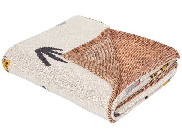 

Одеяло Beliani SAMEO, 130x1x170 см цвет beige/schwarz/grau/multicolor/gelb