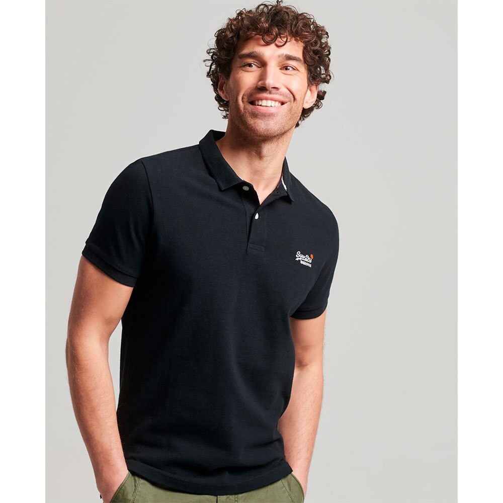 

Поло Superdry Classic Pique, черный