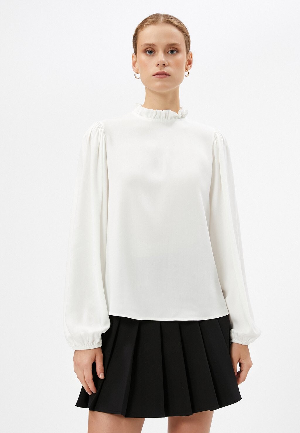 

Блузка RUFFLE PUFF SLEEVE Koton, цвет off white