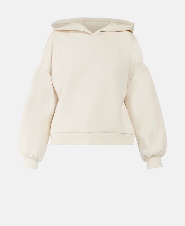 

Толстовка с капюшоном Sisley, шерсть белый