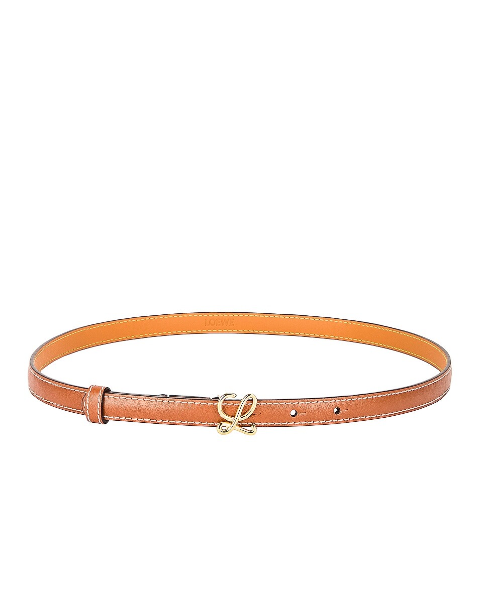 

Ремень Loewe L Buckle, цвет Tan & Gold