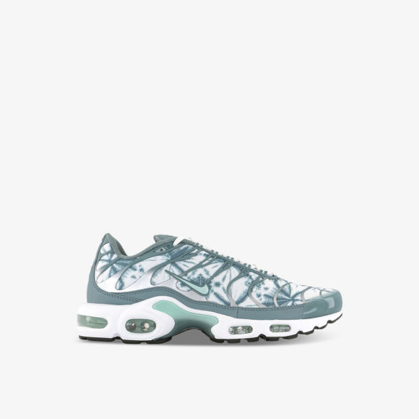 

Кроссовки с низким берцем из тканого материала Air Max Plus с фирменной вышивкой Nike, белый