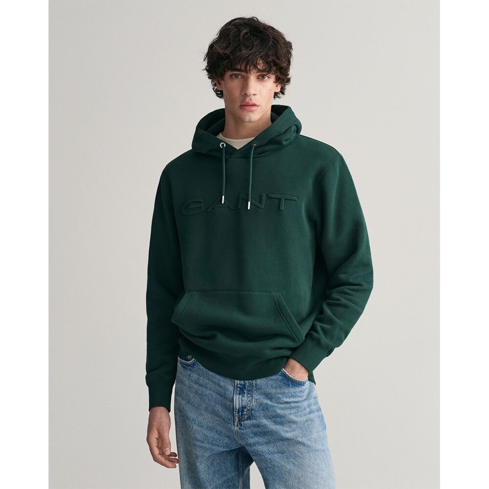 

Худи Gant Embossed, зеленый