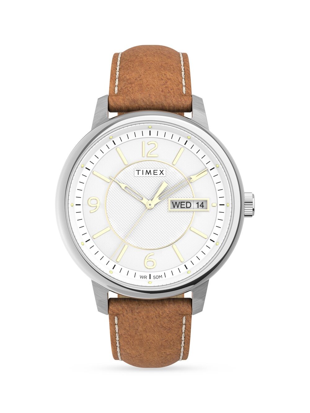 

Часы Chicago с кожаным ремешком Timex, белый