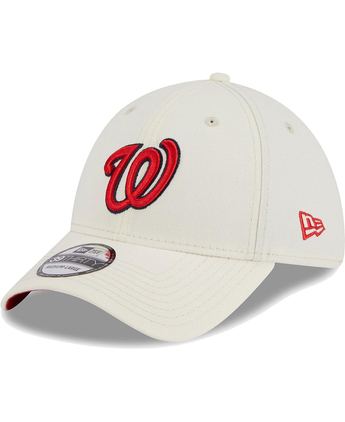 

Мужская белая кепка Washington Nationals Chrome Team Classic 39THIRTY Flex Hat New Era